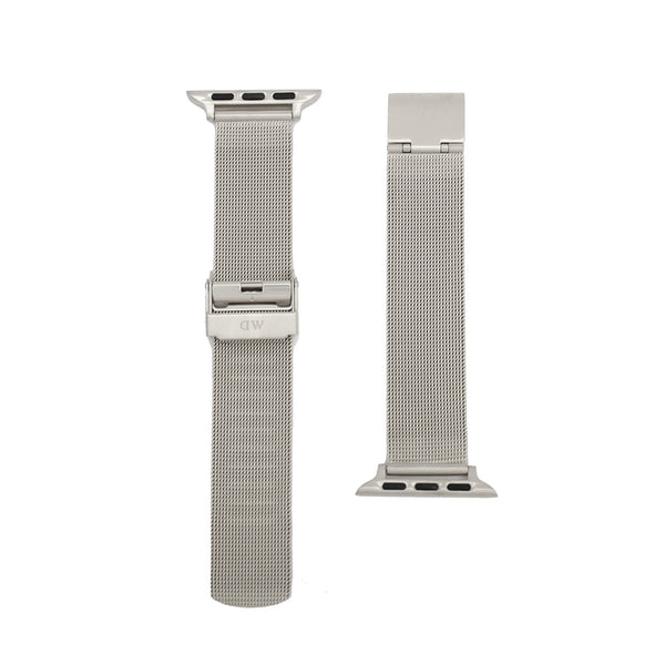 ダニエルウェリントン DANIEL WELLINGTON 替えベルトアップルウォッチ用 ラグ幅18mm dw01200016 Apple Watch38mm/40mm/41mm適応 メッシュ シルバー